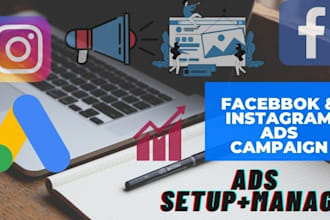 run fb and insta ads campaign, fb and instagram marketing