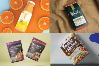 design food packaging,pouch design,jar label,bottle label