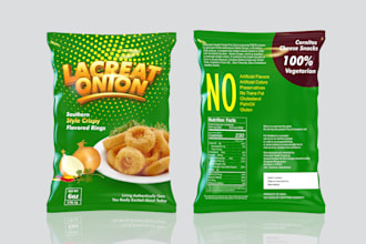 design professional snack packaging, food packaging