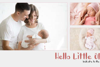 design modern photobook, beautiful baby album, photo album