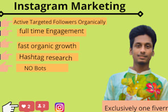 do instagram promotion and  fast organic  growth