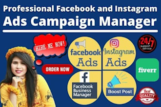 be your professional facebook and ig ads campaign manager
