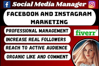 do facebook advertising, instagram marketing or growth as social media manager