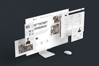 design modern and unique web UI