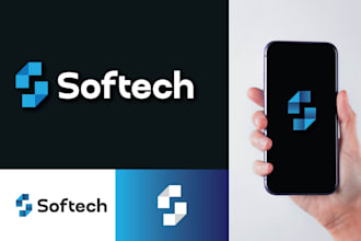 do modern technology saas ai startup agency tech software cyber security logo