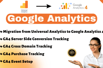 setup google analytics 4 migrate ga4 ecommerce tracking,conversion tracking GTM