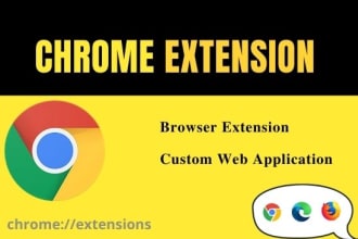 chrome browser extension, ai, automation, web application, saas