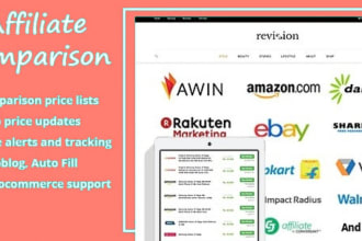 make awesome affiliate comparison website using content egg