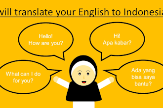 translate english to indonesia in 24 hours