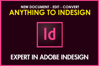 do anything in adobe indesign