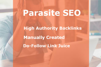 create high authority backlinks on parasites SEO