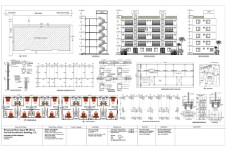 draw your autocad 2d city permit plans with site plan