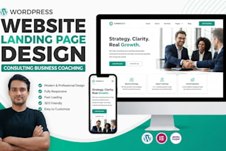 design website for business coaches and consultants
