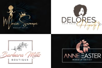 do cosmetics, makeup, spa and beauty logo design
