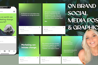design your on brand social media posts