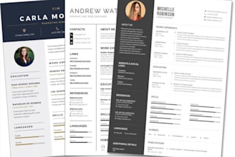 write your CV, with creative writing and resume cover letter