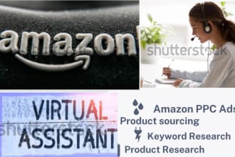 be your amazon virtual assistant and manage your store VA consultant