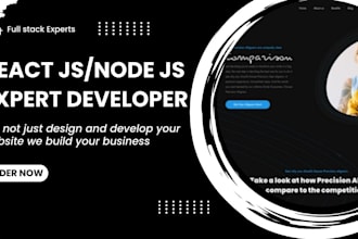 create custom website with react and nodejs