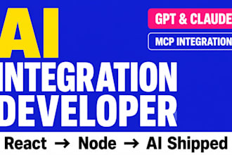 integrate ai, llm and rag into your app