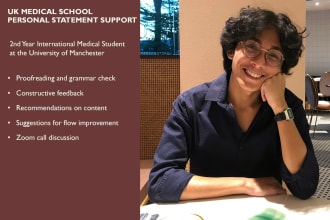 edit your UK medical school personal statement
