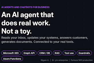 build an ai agent or ai chatbot that automates your business workflow