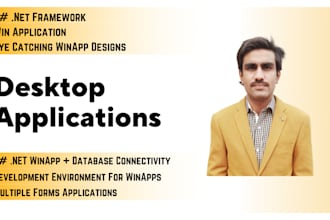 develop windows desktop applications in c sharp dotnet
