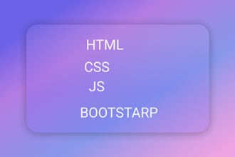 do web development, landing page, and responsive webpages