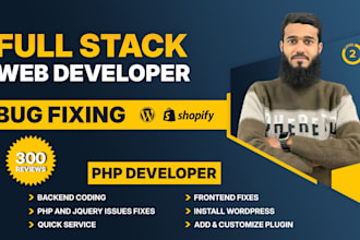 fix any error in PHP, wordpress, js, jquery, HTML, CSS