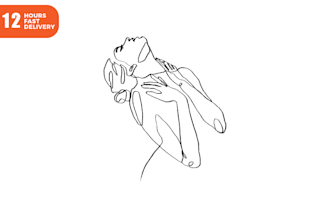 draw an illustration with one line art