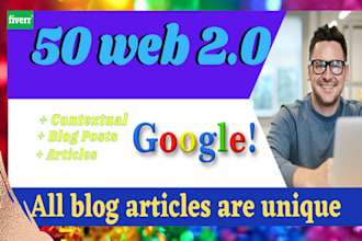 build 50 ultra web 2 0 SEO backlinks