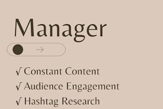 be your social media manager