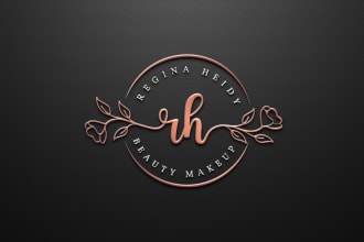 design a unique modern minimalist beauty salon spa logo