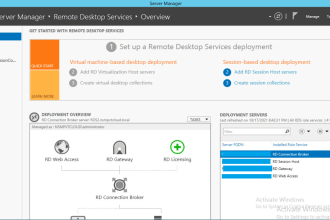 deploy remoteapp or web access on windows server