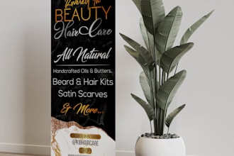 design roll up banner , billboard, outdoor and signage