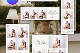 create a photobooth template for you in 24h