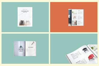 design business proposal, product catalog editable on canva