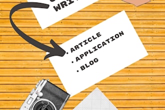 write informative content and research for you