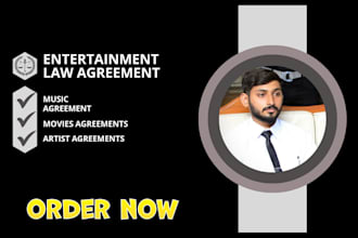 draft music and film entertainment law contracts