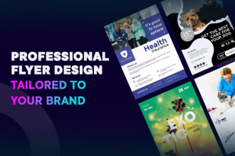 design a professional flyer for your business