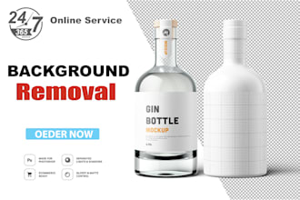 background removal and create natural shadow nicely