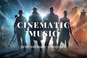 compose epic cinematic orchestral music for your film
