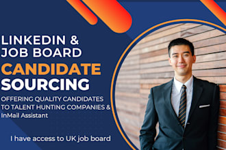 do cv sourcing, linkedin search, and b2b lead