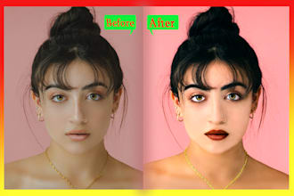 do photoshop retouch head shoot touch up model retouching