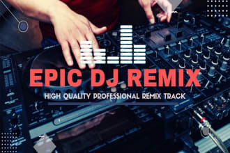 create epic dj remix for your song