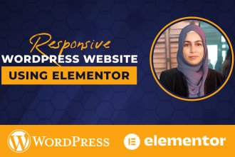 create wordpress website using elementor