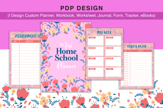 create a custom planner, cookbook, calendar, workbook
