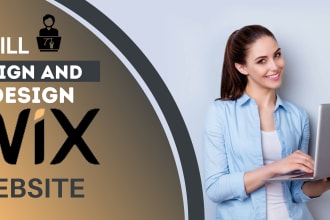 design or redesign a wix online store or wix website