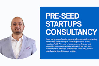 be your expert pre seed fundraising consultant