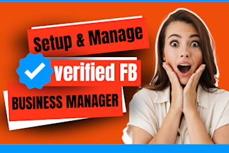 setup and manage your fb page and fb business manager