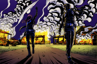 color your comic books professionally